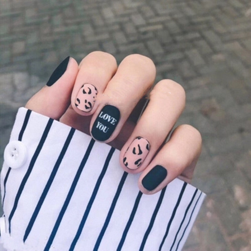Leopard-Print Nail Stickers, 14 Tips