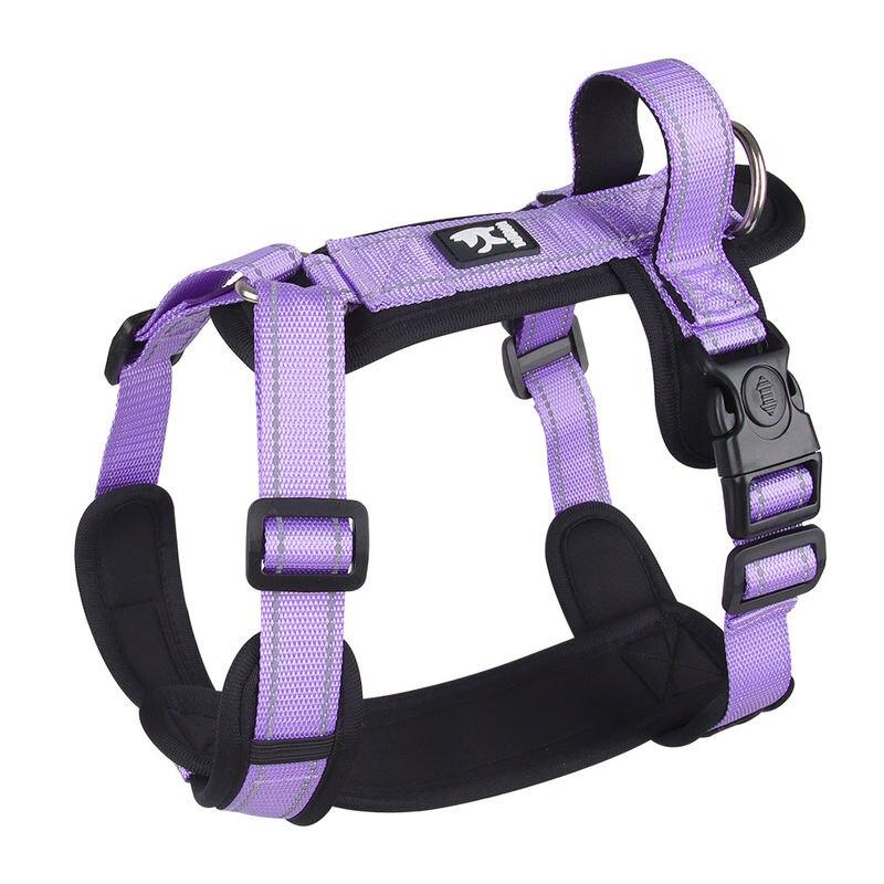 Adjustable Reflective Padded Nylon Dog Harness