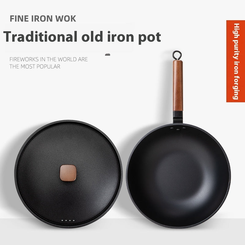Refined Iron Wok, 30 cm or 32 cm
