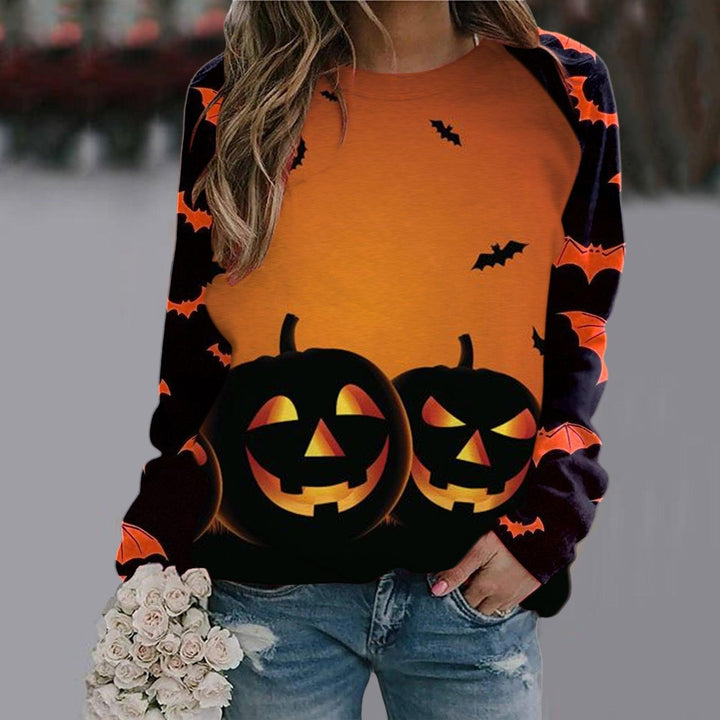 Women's Printed Long Sleeve T-shirt - Trendha