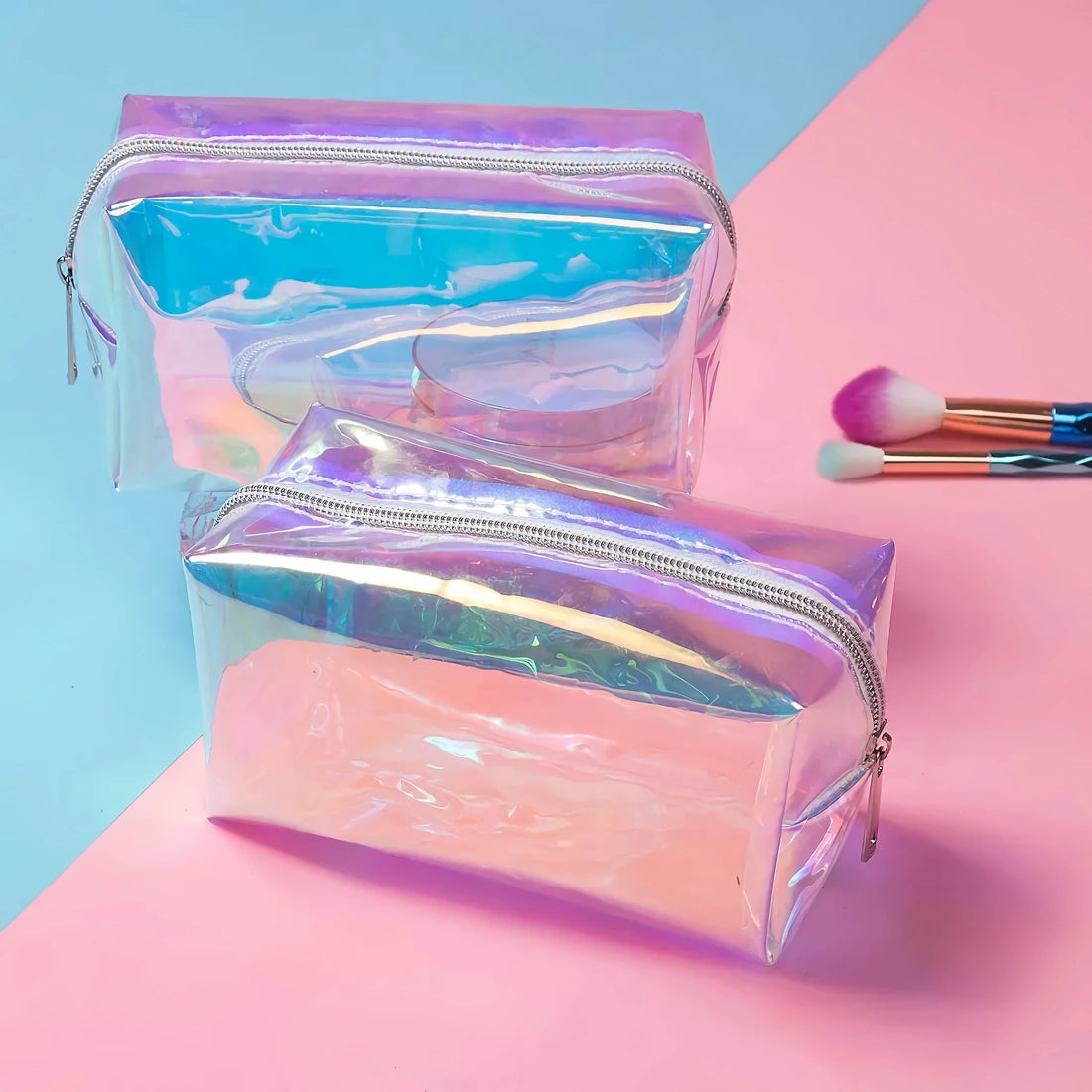 Fashion Laser Transparent Makeup Bag for Women