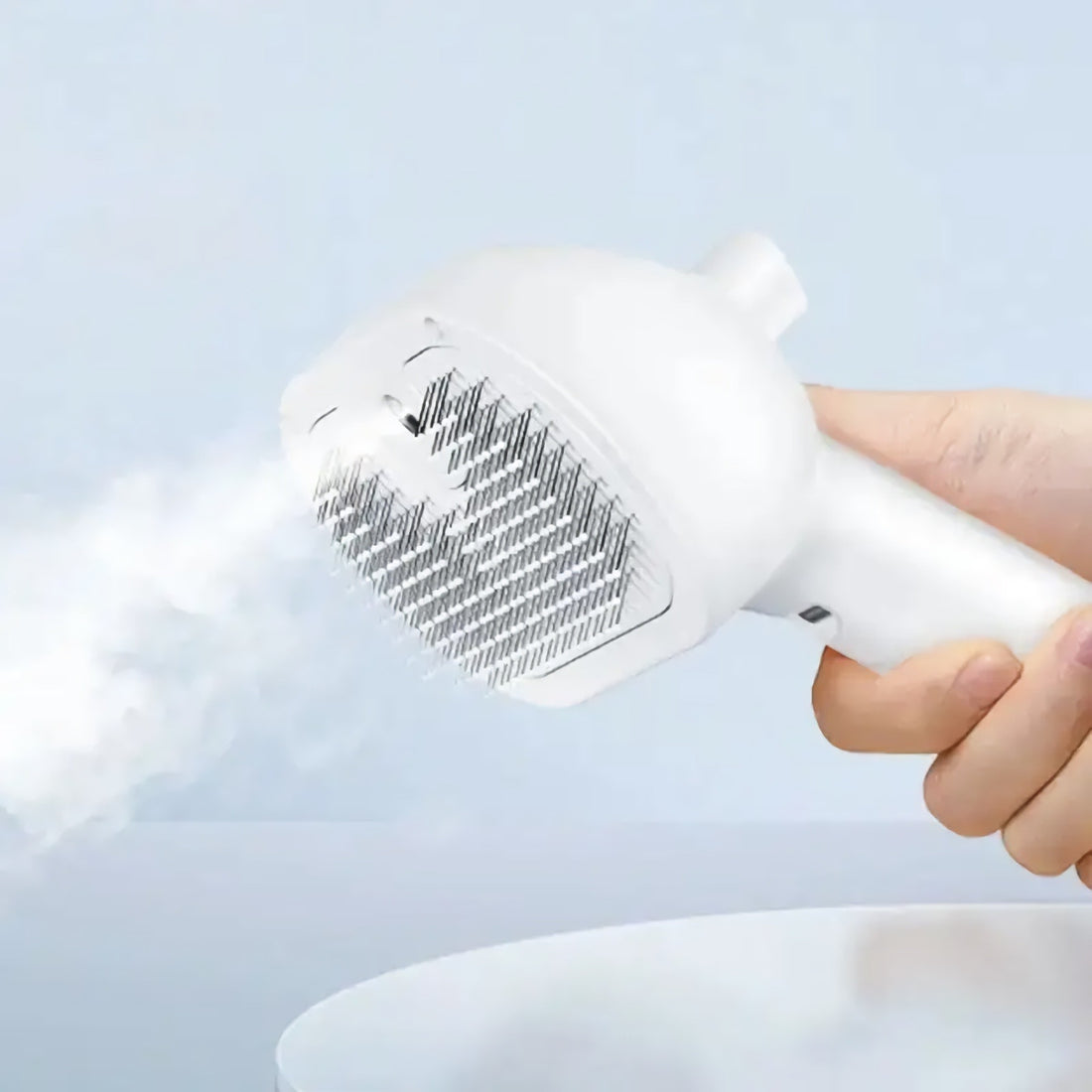 Rechargeable Pet Grooming Brush with Spray