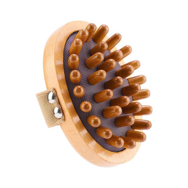 Wooden Body Massage Brush with Air Cushion