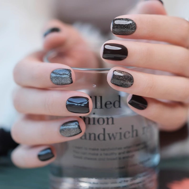 Star Coffee Press-On Nails, 10 Pieces