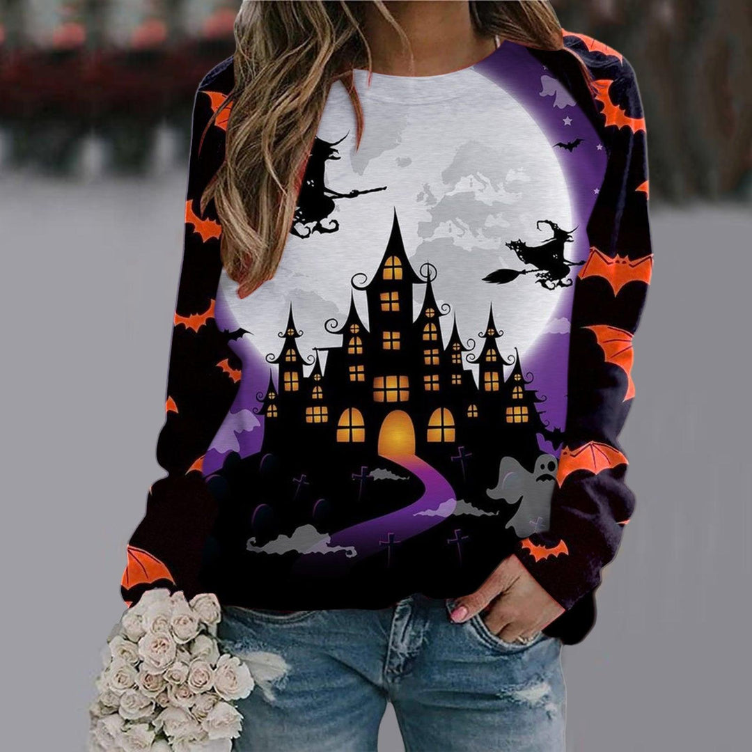 Women's Printed Long Sleeve T-shirt - Trendha