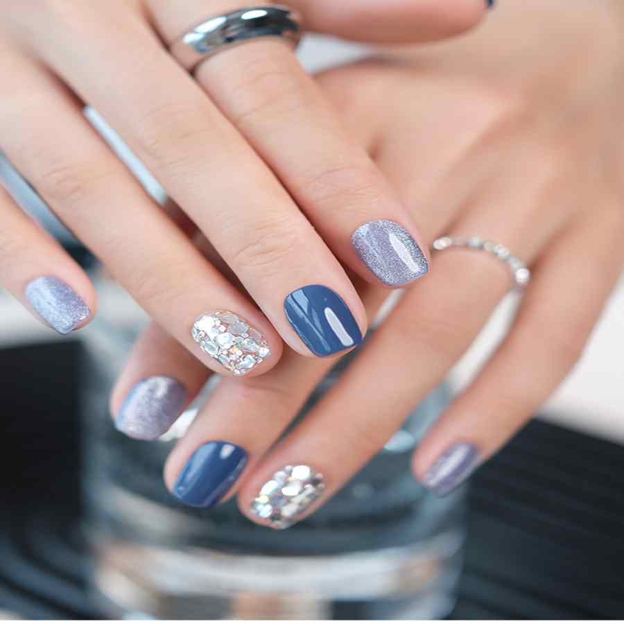 Simple Press-On Nail Stickers