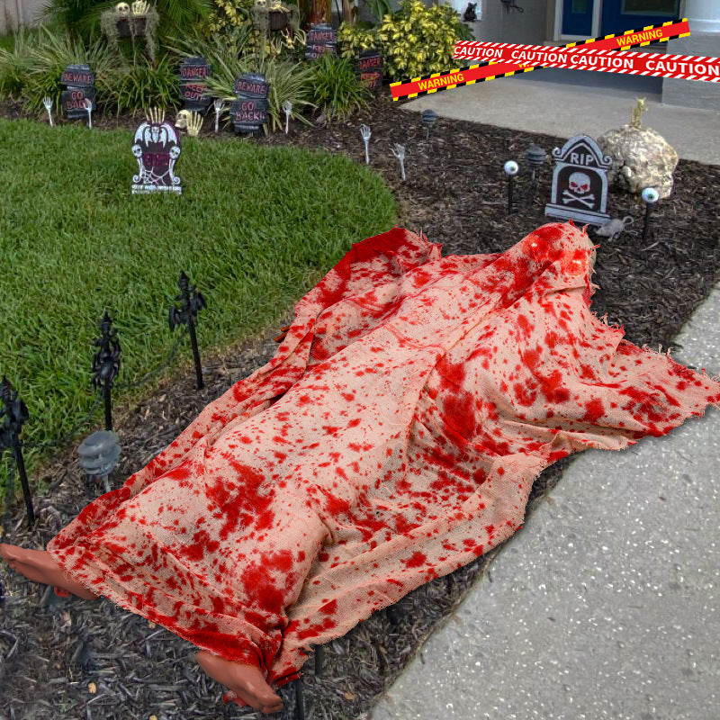 Sound-Activated Halloween Corpse Decoration