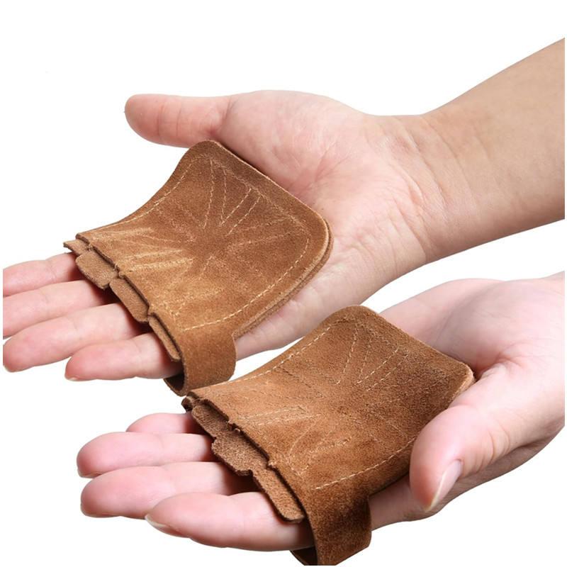 Cowhide Palm Grips for Weight Training