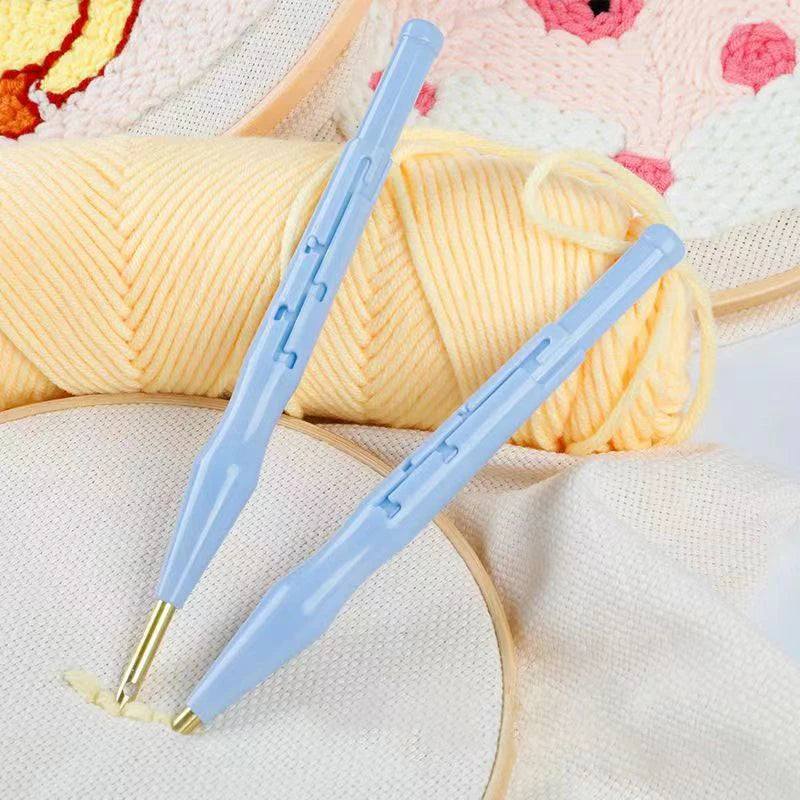 Embroidery Punch Needle Pen Kit for DIY Sewing and Crafts
