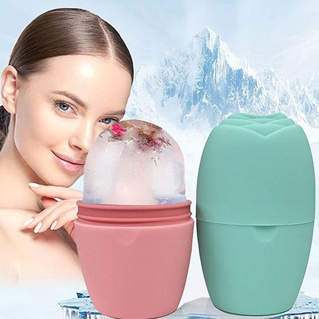 Reusable Silicone Facial Ice Mold