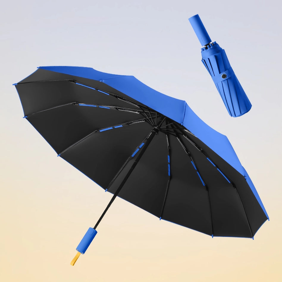 Fully Automatic Folding Umbrella with Coated Canopy