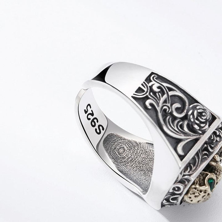 925 Sterling Silver Skull Ring For Men And Women - Trendha