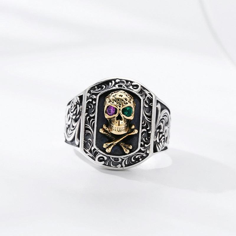 925 Sterling Silver Skull Ring For Men And Women - Trendha