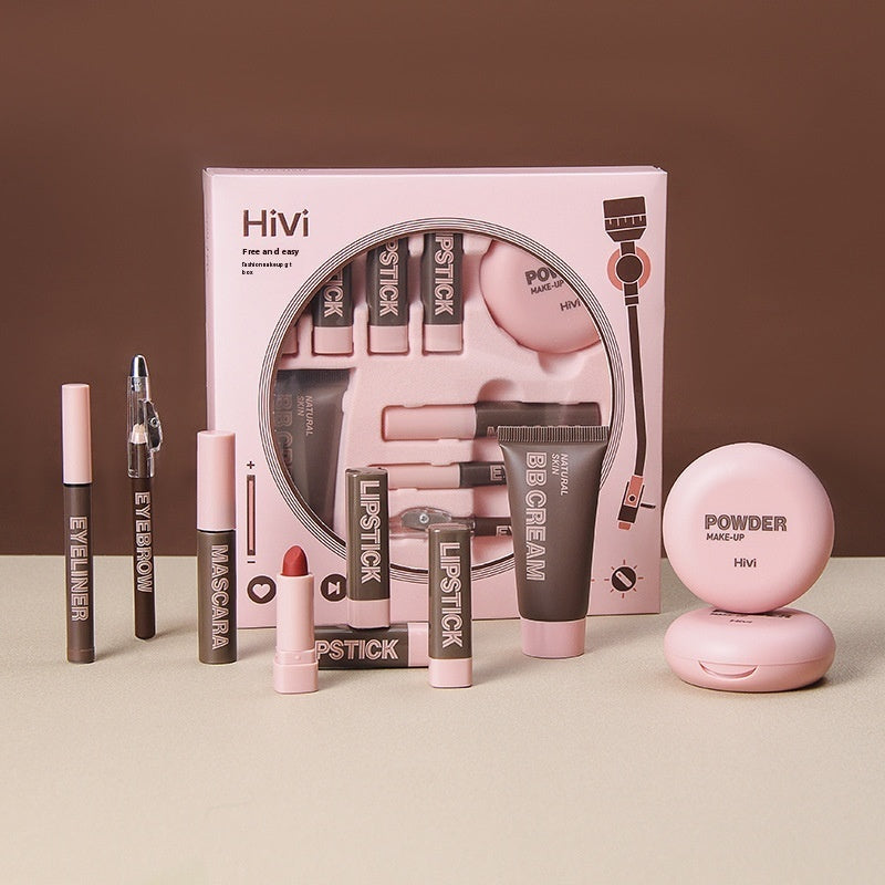 Record-Style Limited Lipstick Powder Beauty Gift Set