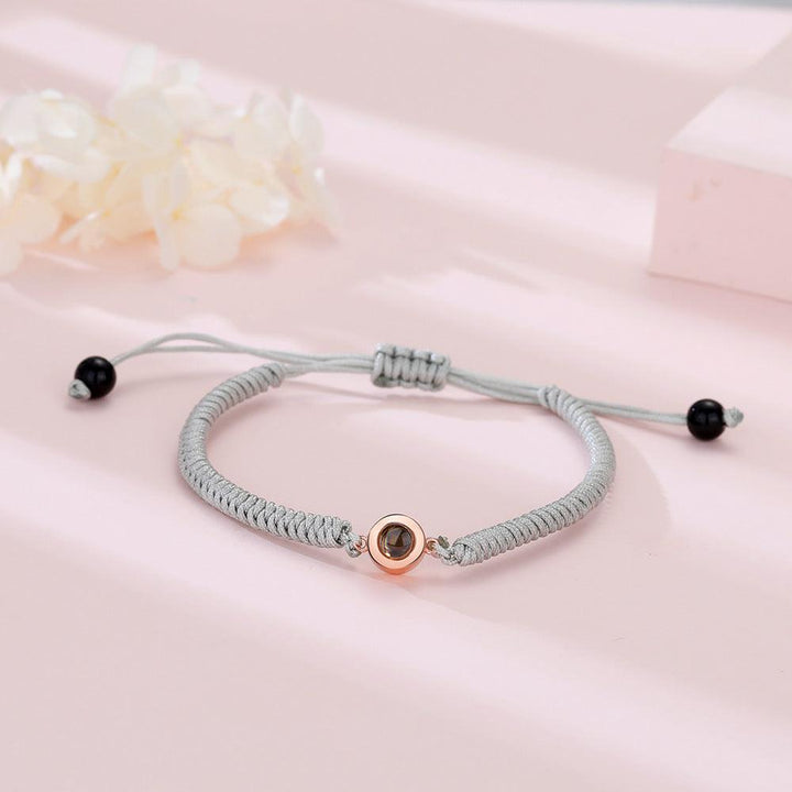 A Pair Of Braided Red And Black Rainbow Hand Ropes - Trendha