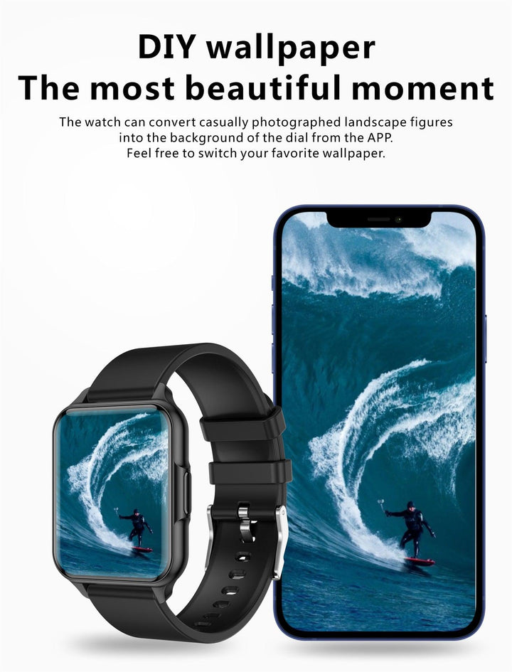 Body Temperature Heart Rate Waterproof Sports Watch - Trendha