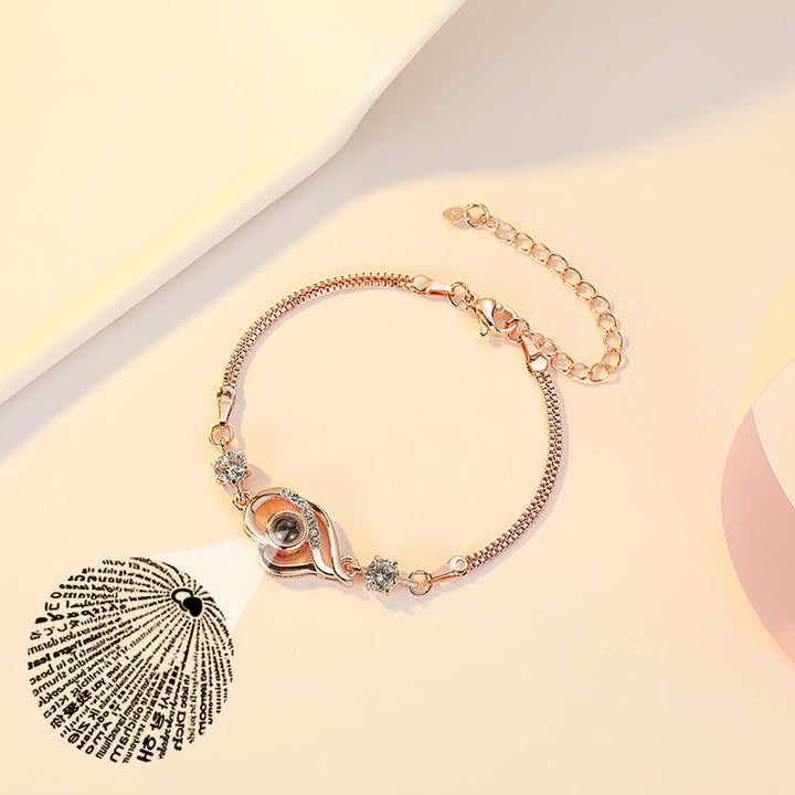 Bracelet Women's Custom Simple Girlfriends Couple Students - Trendha