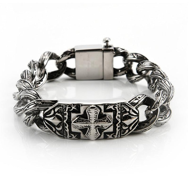 BraceletStainless Steel Bracelet Fashion Trend Cross - Trendha