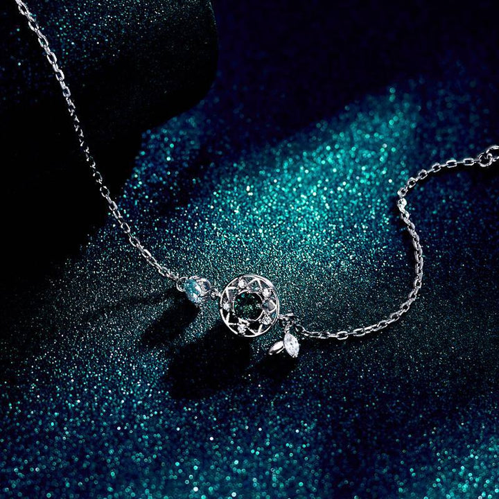 Braceletwomen's Sterling Silver Fashion Moonstone Bracelet - Trendha