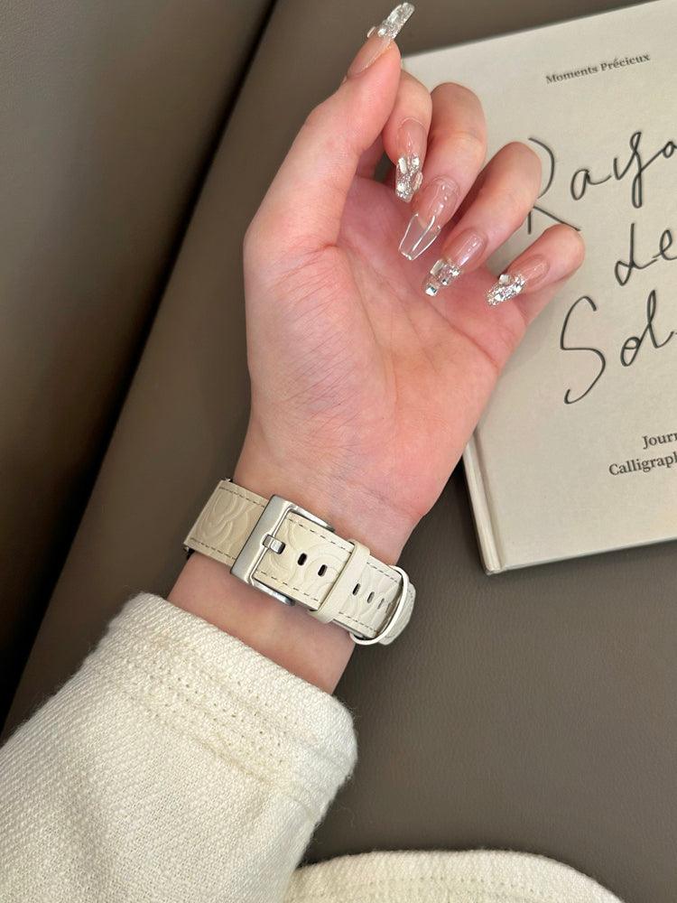 Camellia Genuine Leather Strap For Women - Trendha