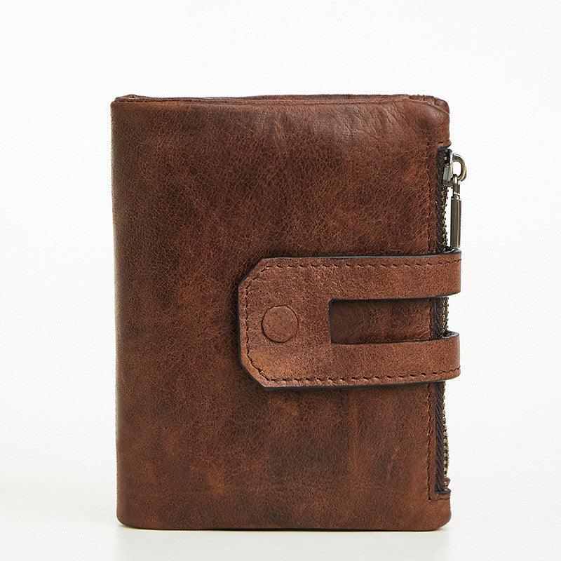 Casual Fashion Double Zipper Multi-card Pocket Wallet - Trendha