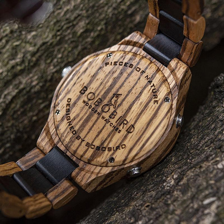 Casual Fashion Wooden Watch - Trendha