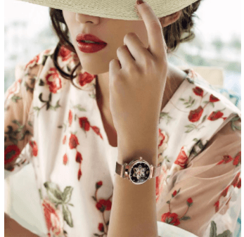 Casual Mesh Belt Automatic Mechanical Watch - Trendha