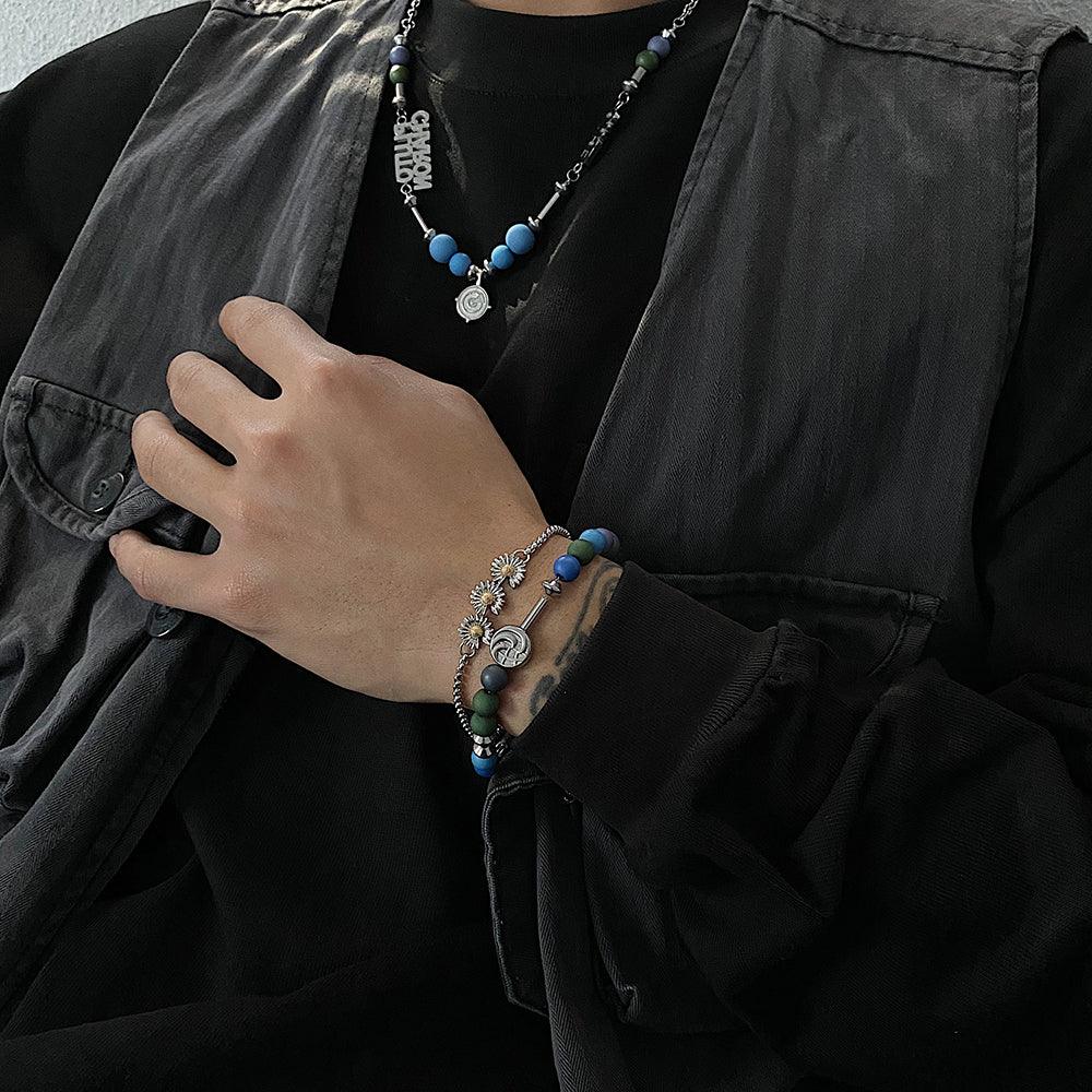 Colorful Bead Stitching Fashion Bracelet - Trendha