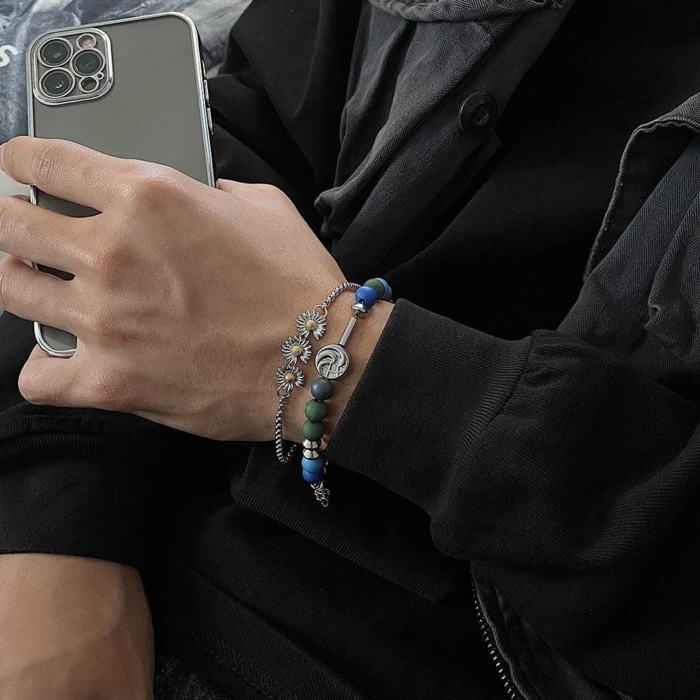 Colorful Bead Stitching Fashion Bracelet - Trendha