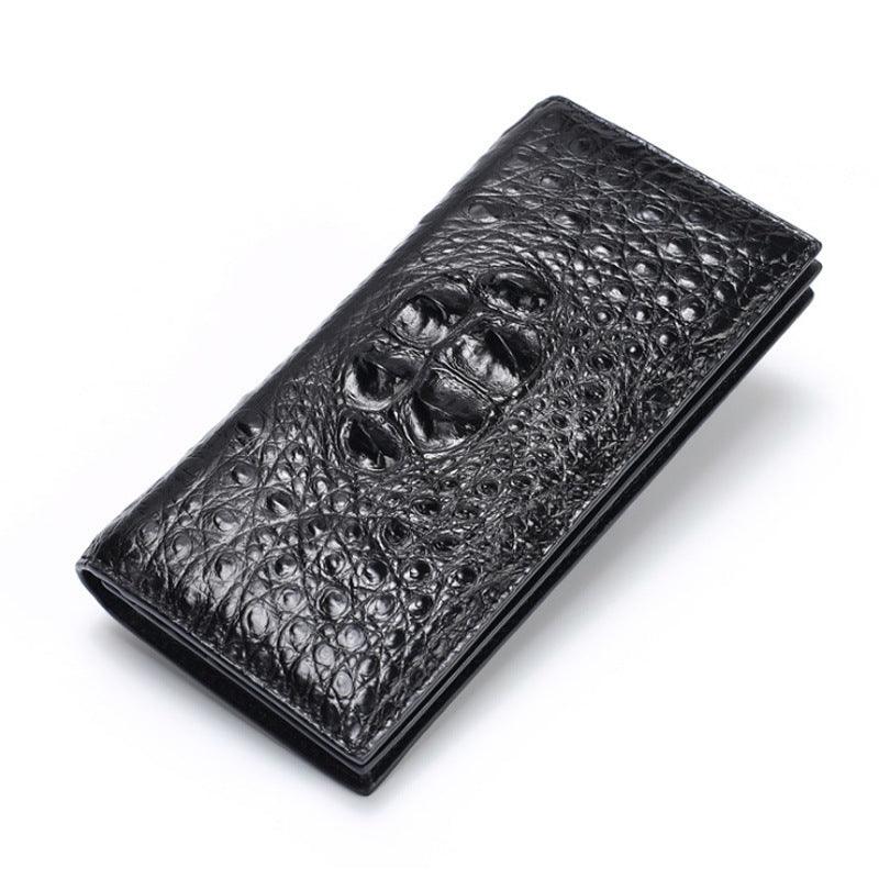 Crocodile Leather Wallet Cowhide Men's Multi Card Long Style - Trendha