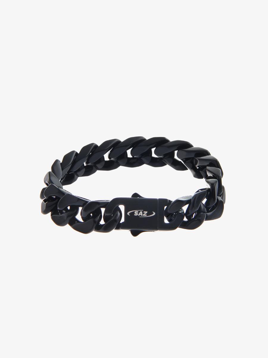 Cuban Bracelet With Three Dimensional Buckle - Trendha