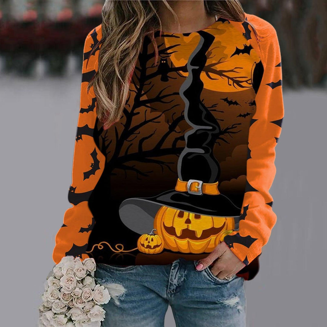 Women's Printed Long Sleeve T-shirt - Trendha
