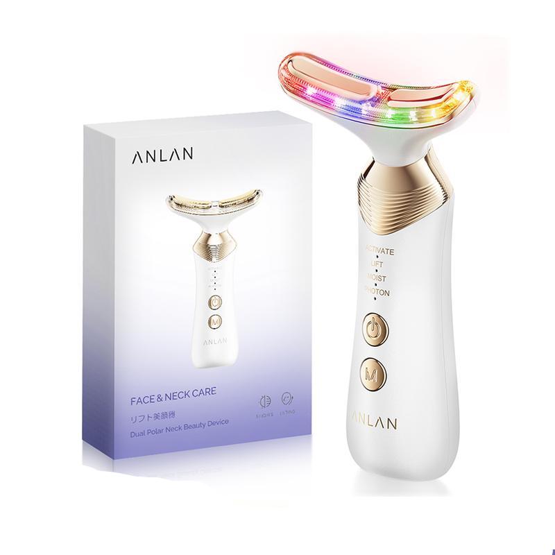 Rechargeable EMS and LED Facial Care Device