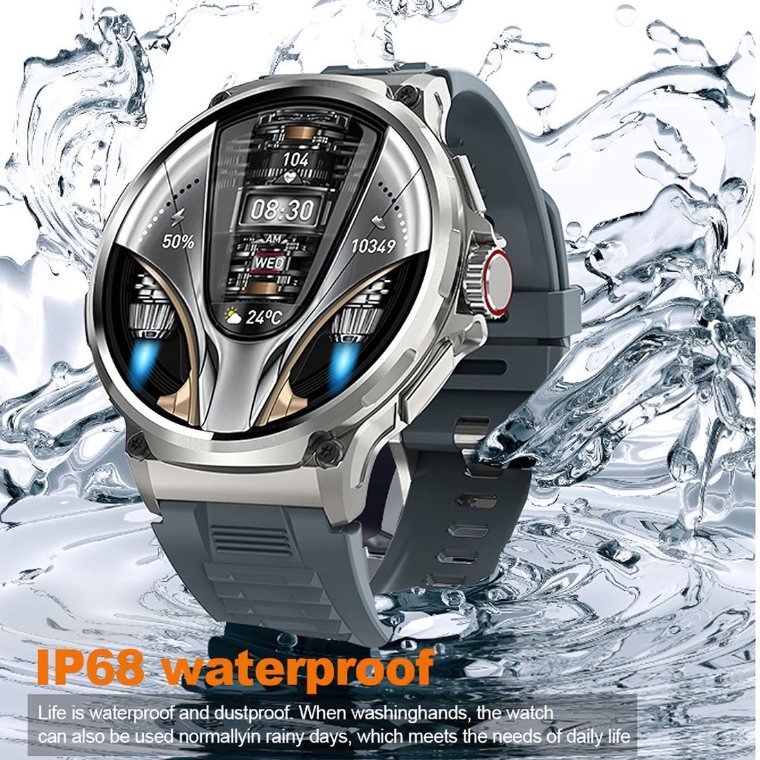 Smartwatch with Touch and Button Controls
