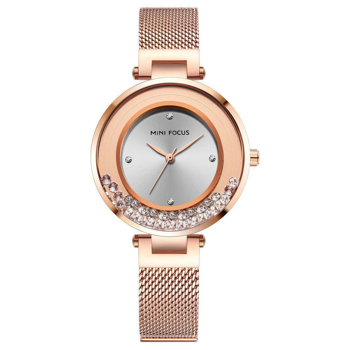 Diamond Waterproof Small Dial Watch - Trendha