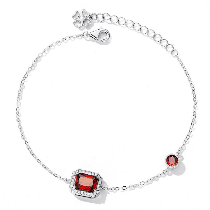Double Layer Heart Plating Platinum Jewelry Bracelet - Trendha