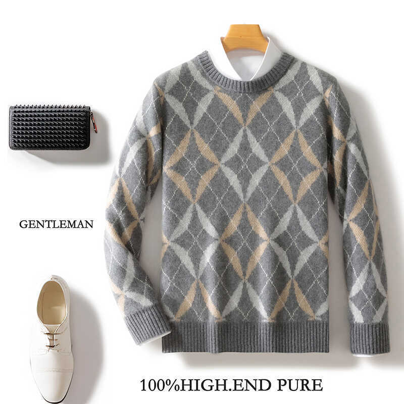 Round Neck Multicolor Thick Loose Leisure Pullover