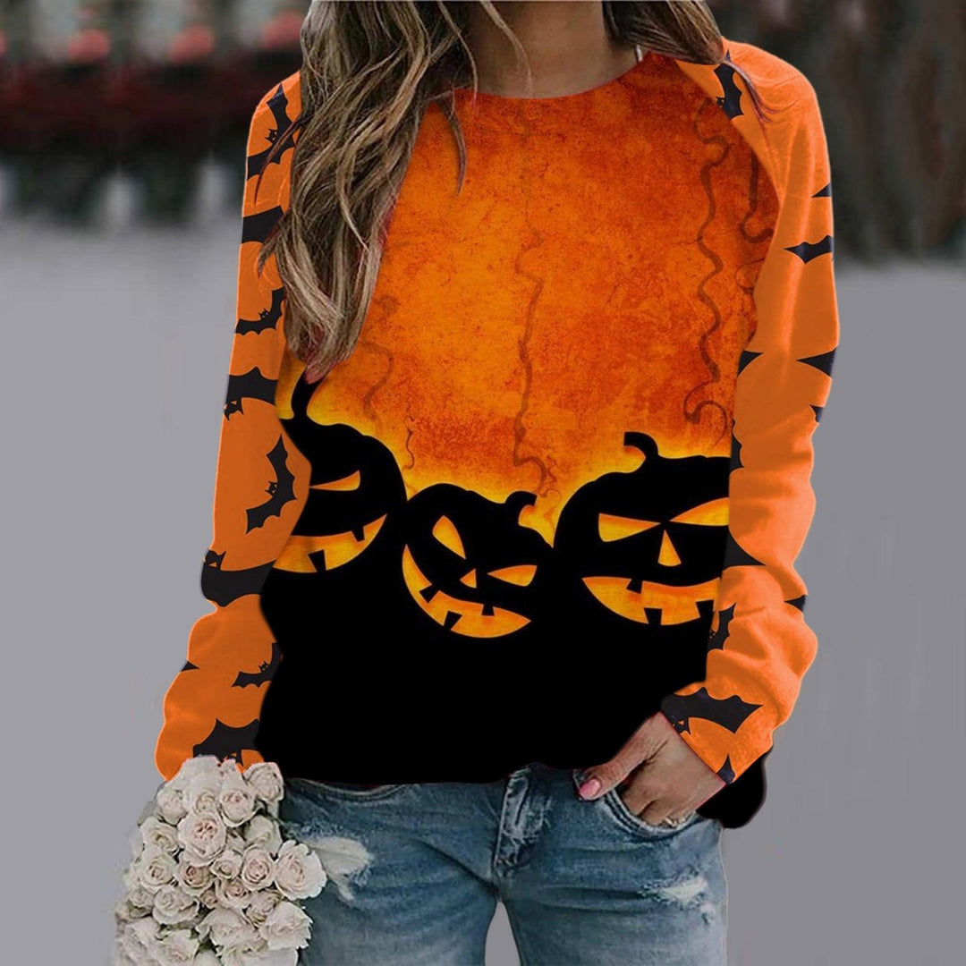 Women's Printed Long Sleeve T-shirt - Trendha