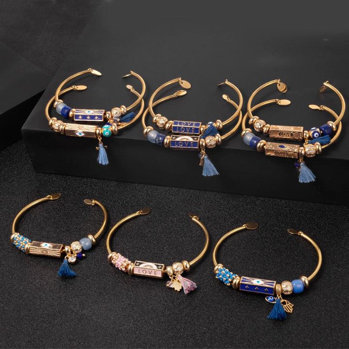 European And American Fashion Popular Style Couple Bracelet - Trendha