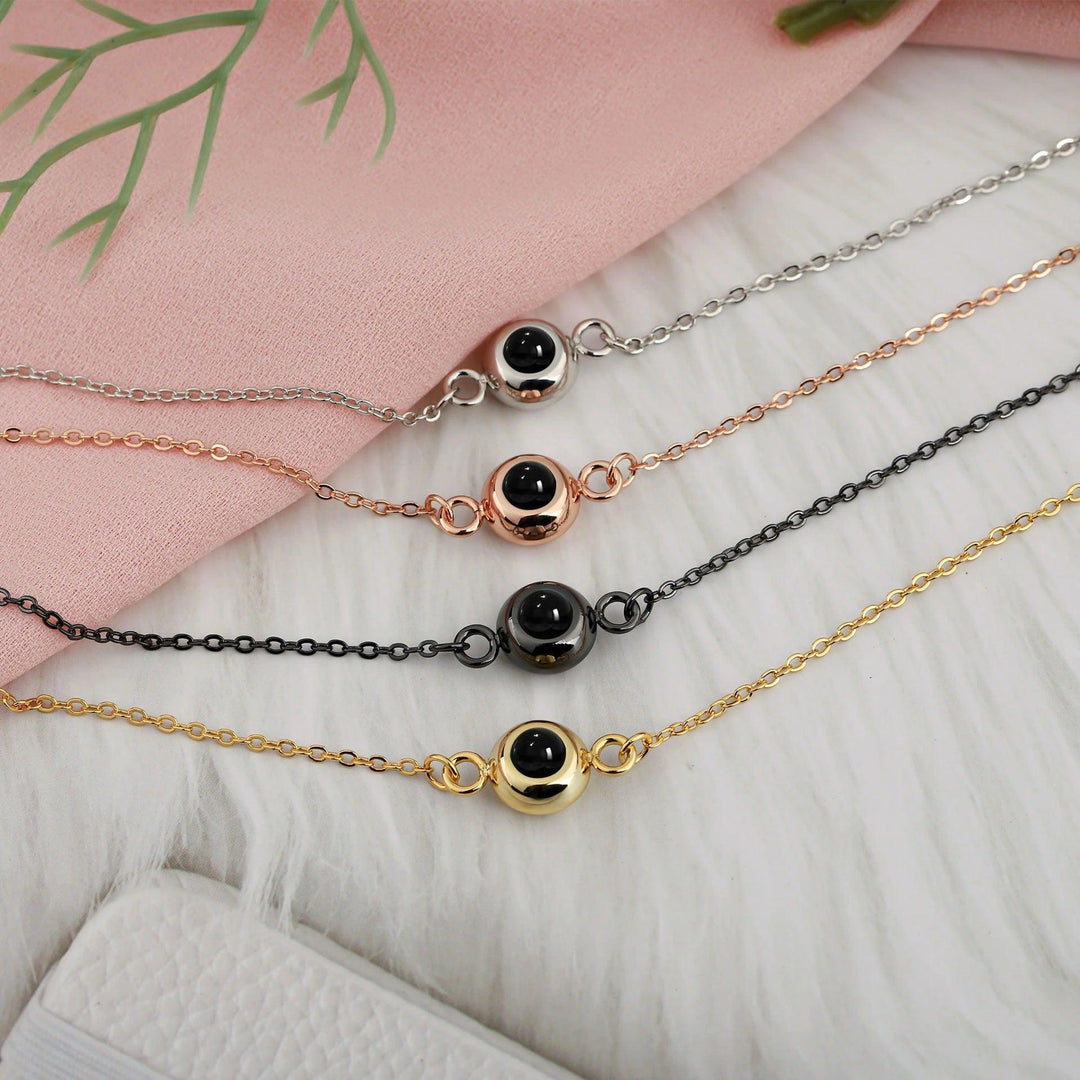 Explosive Circular Couple Projection Bracelet Male And Female Pair - Trendha