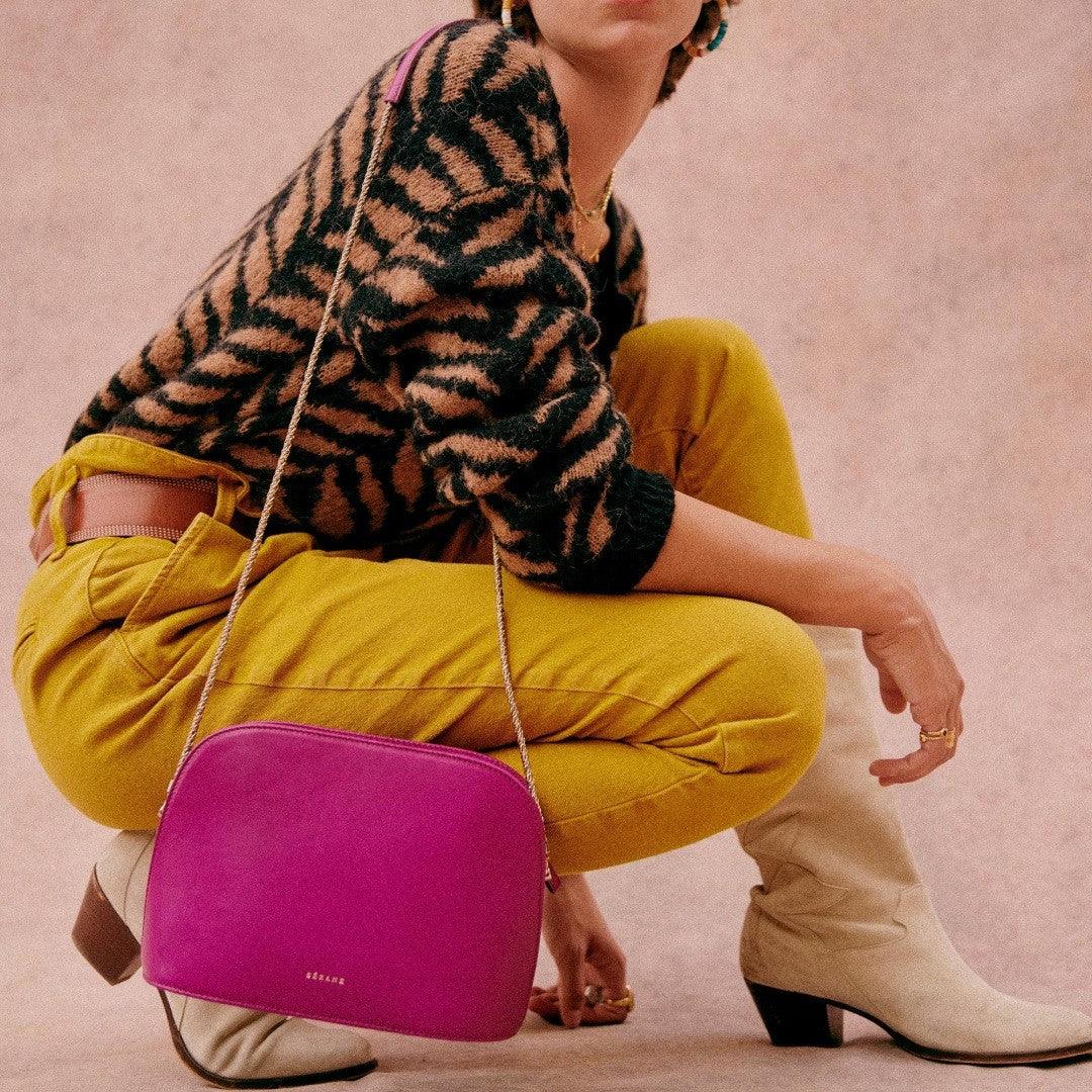 Fall French Zebra Print Leopard Print Sweater - Trendha