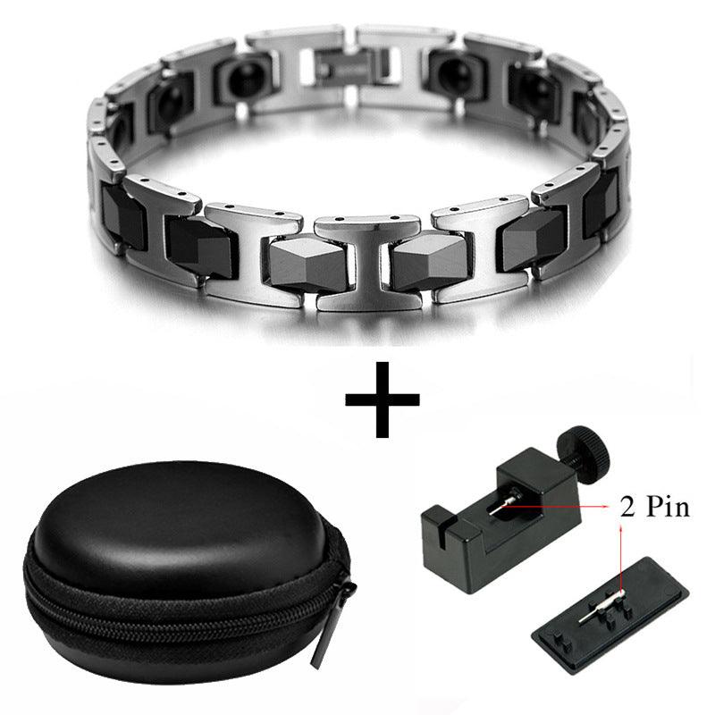 Fashion Fashionmonger Tungsten Steel Men's Bracelet Popular Ornament Bracelet - Trendha
