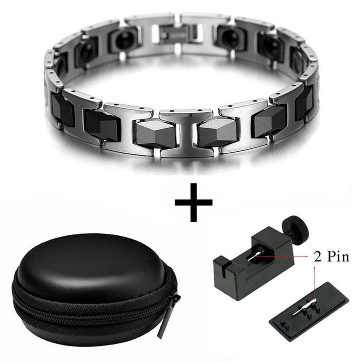 Fashion Fashionmonger Tungsten Steel Men's Bracelet Popular Ornament Bracelet - Trendha