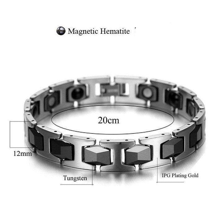 Fashion Fashionmonger Tungsten Steel Men's Bracelet Popular Ornament Bracelet - Trendha