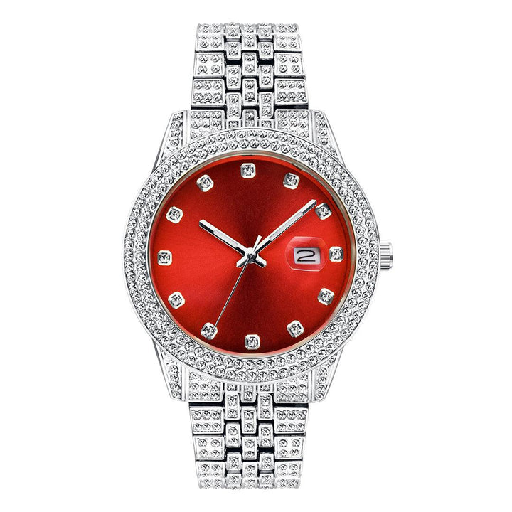 Fashion Hip Hop Diamond Watch Full Diamond Luminous - Trendha