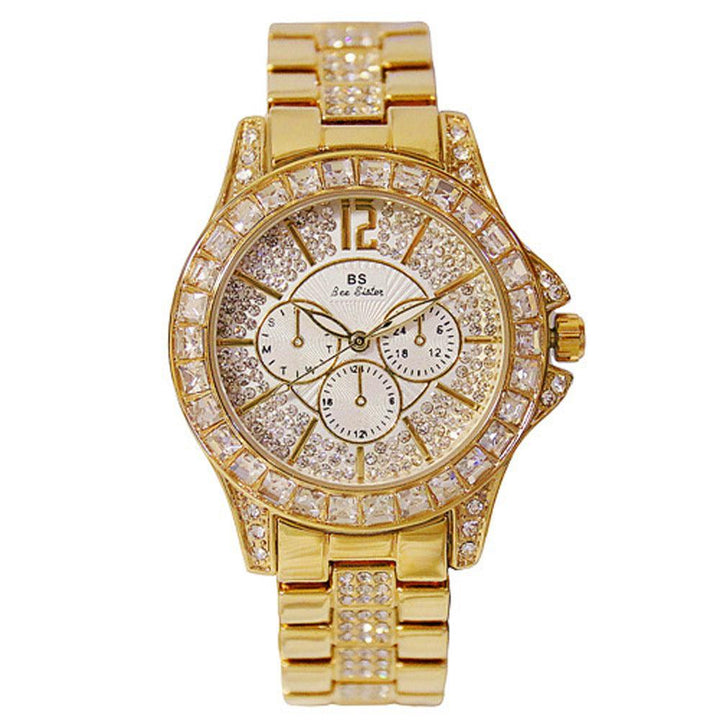 Fashion Luxury Full Diamond Steel Band Ladies Quartz Watch - Trendha