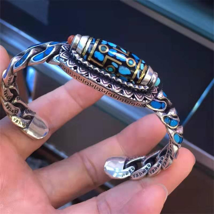 Five-character Mantra Transfer Bracelet From Ulan Flower To Tianzhu - Trendha