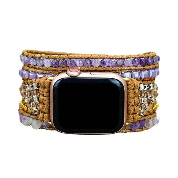 Geometric Bead Hand Woven Watch Strap - Trendha