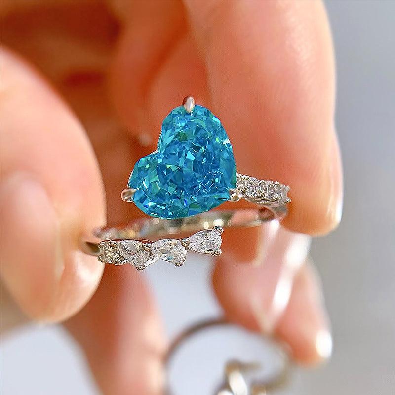 Hailanbao High Carbon Diamond Ring - Trendha