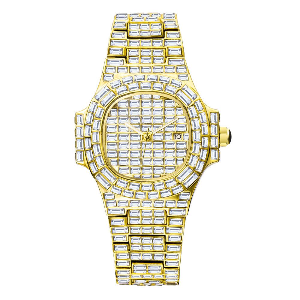 High-grade Full Drill Square Drill Waterproof Calendar For Men - Trendha